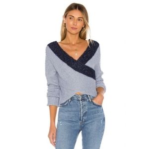 Revolve Superdown Lanah Wrap Sweater Size XS